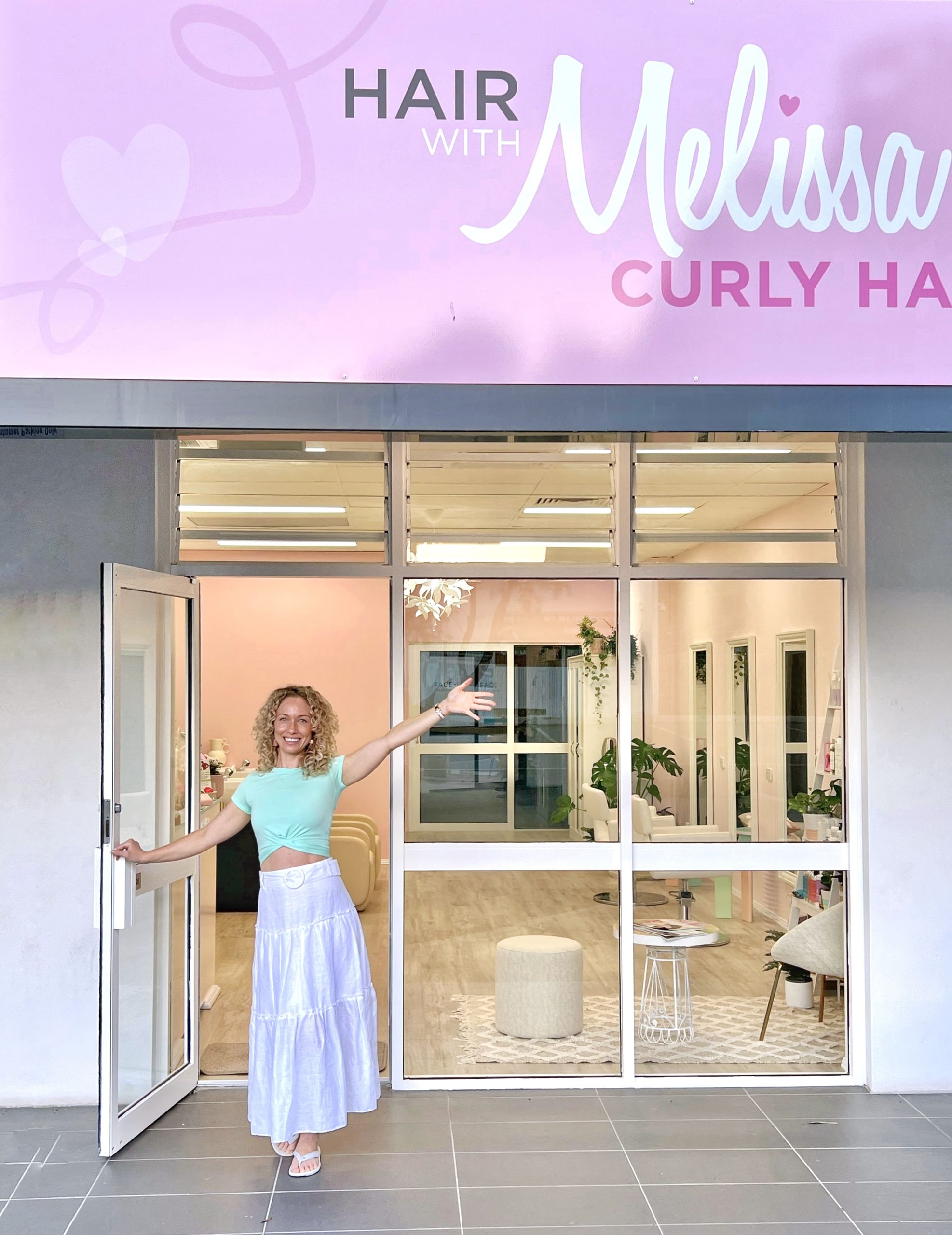 melissa salon curly cuts, curl detox, and curl styling