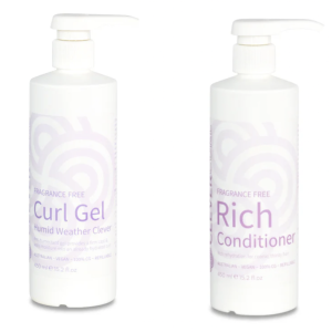 Duo Pack – Fragrance Free - Rich Conditioner 450ml & Humid Weather Gel 450ml